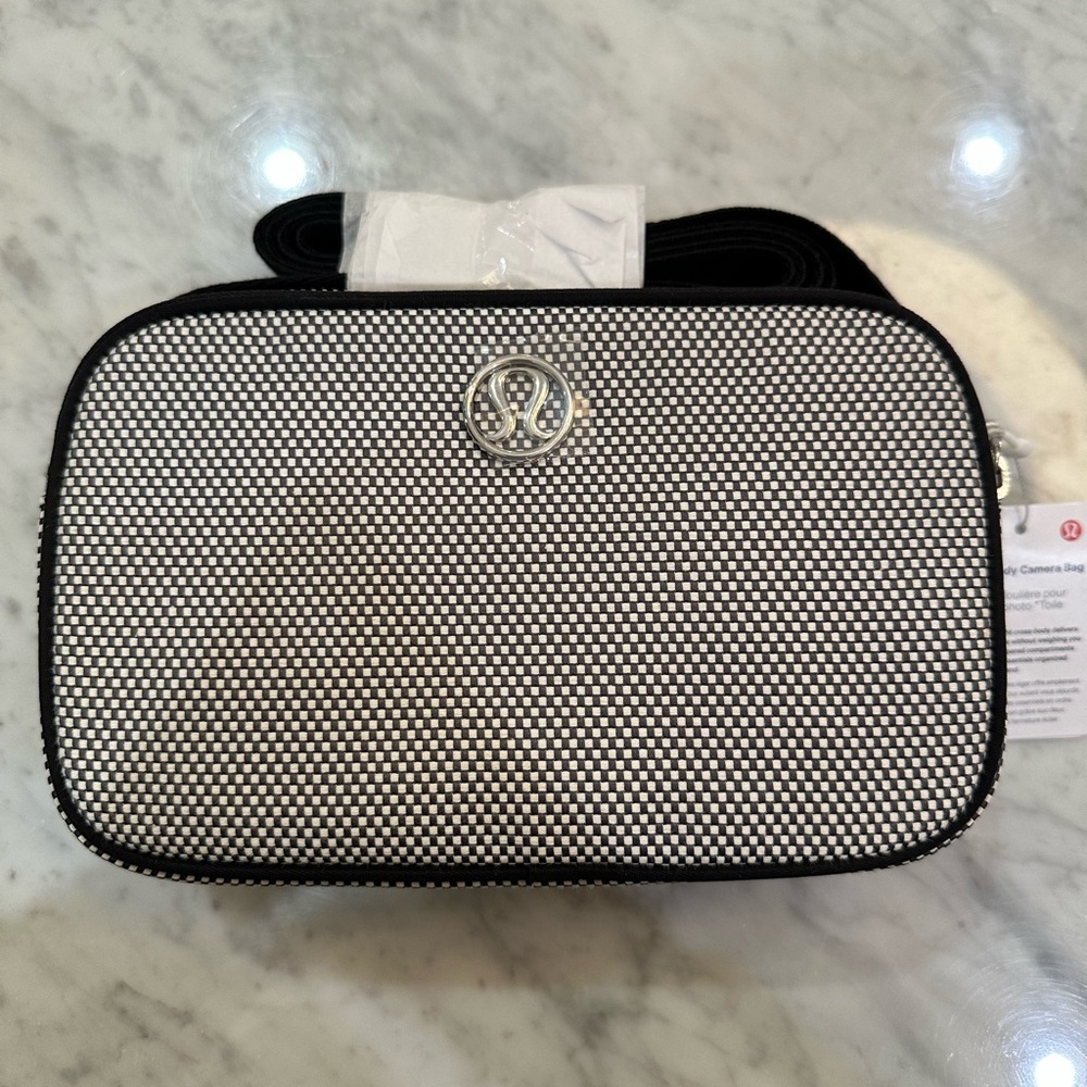 lululemon athletica Black and White Crossbody Bag